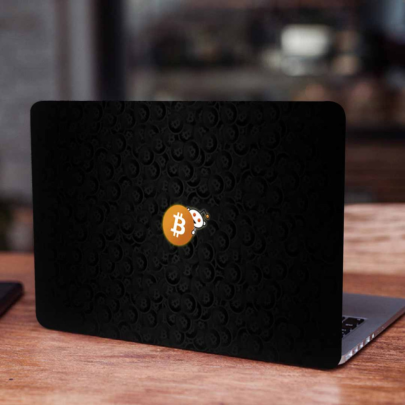 استیکر لپ تاپ طرح bitcoinکد p-1109مناسب برای لپ تاپ 15.6 اینچ