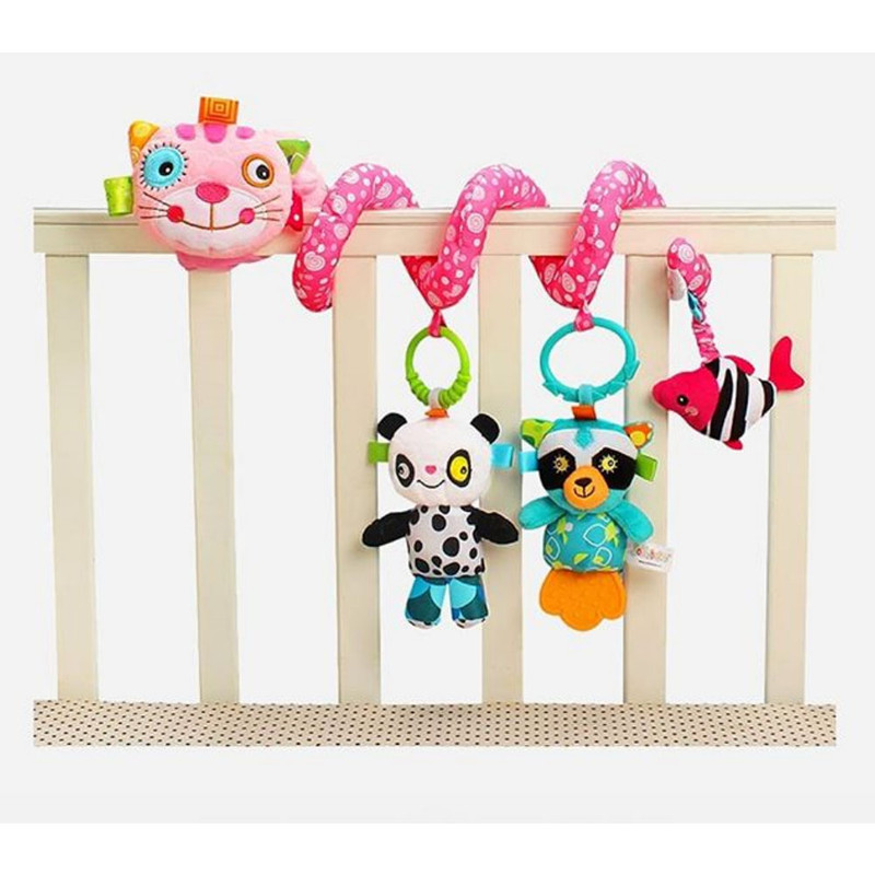 آویز تخت کودک طرح گربه خالدار مدل 07