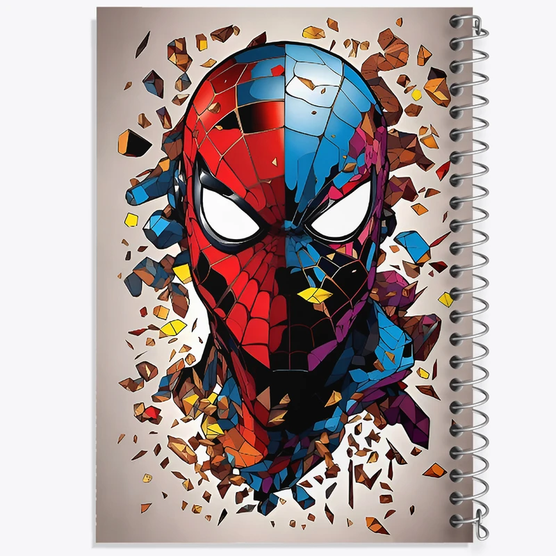 دفتر شطرنجی 50 برگ خندالو طرح مرد عنکبوتی (Spider Man) کد F6928