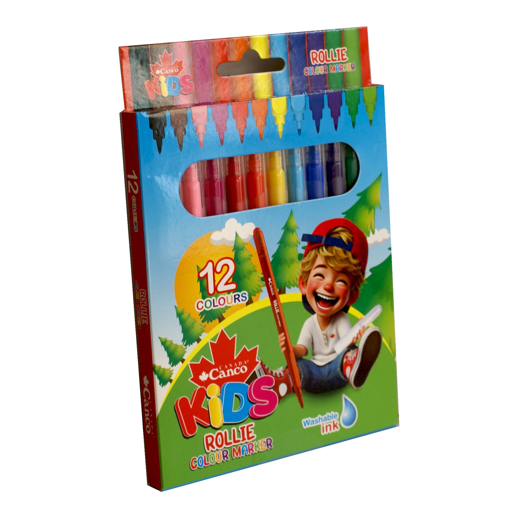 ماژیک رنگ آمیزی کنکو مدل ROLLIE بسته  12 عددی