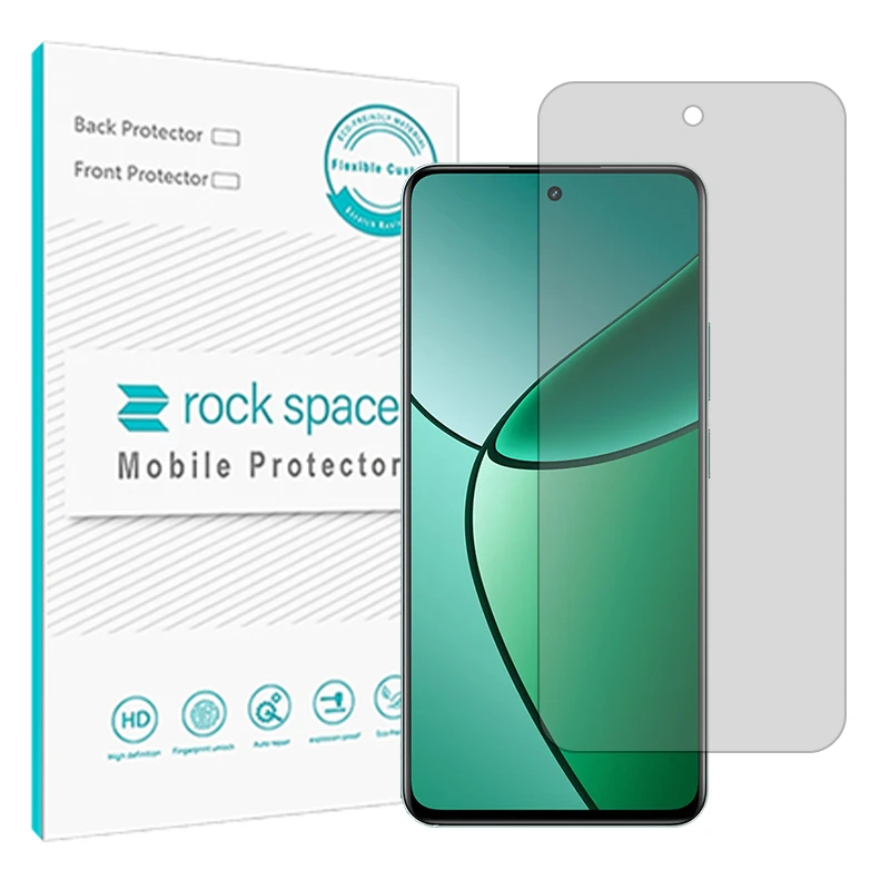 محافظ صفحه نمایش شفاف راک اسپیس مدل Resistant مناسب برای گوشی موبایل ریلمی 12 Plus