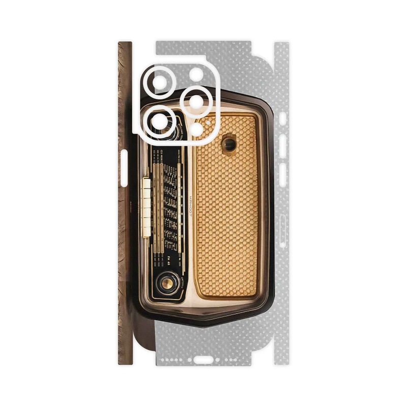 برچسب پوششی ماهوت مدل Radio Nostalgia-FullSkin مناسب برای گوشی موبایل اپل iPhone 15 Pro