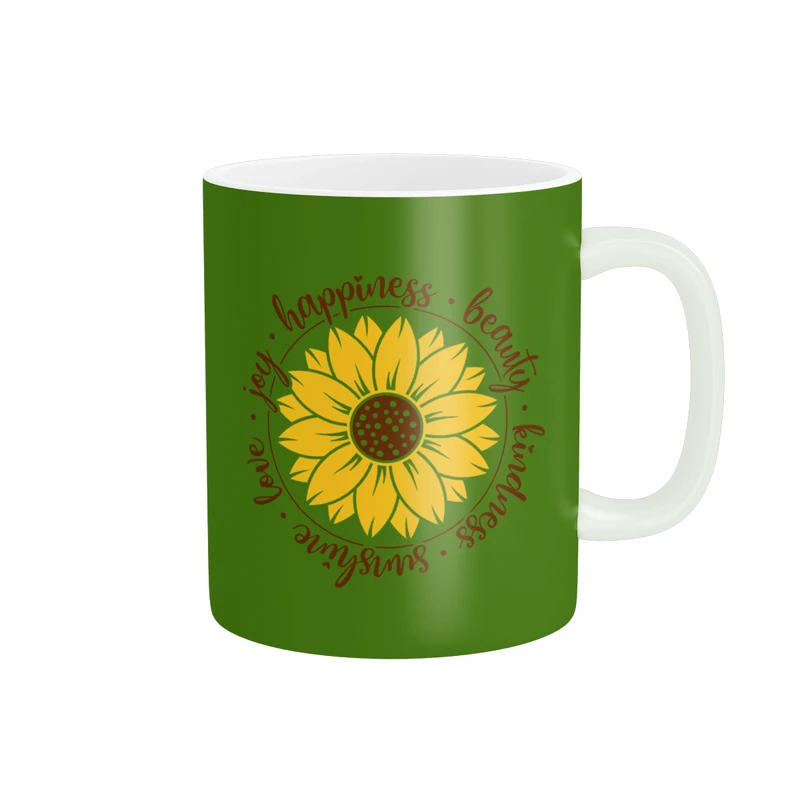 ماگ مدل گل آفتابگردان کد DKC170