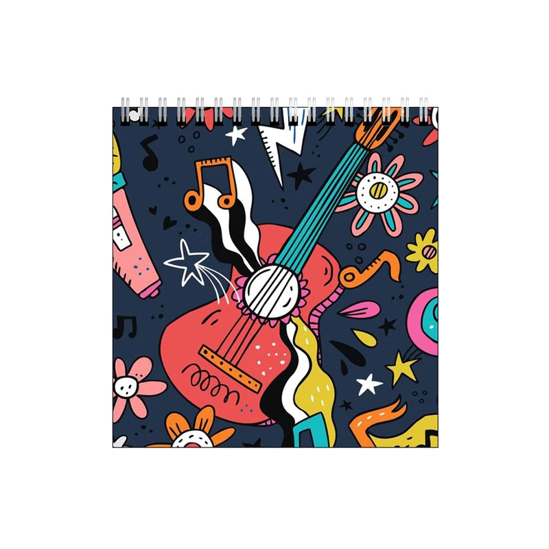 دفتر طراحی طرح پترن گیتار و موسیقی کد 4033191