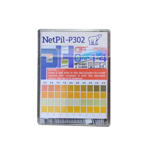  کاغذ پی اچ سنج نت پیل مدل P302 بسته 100 عددی
