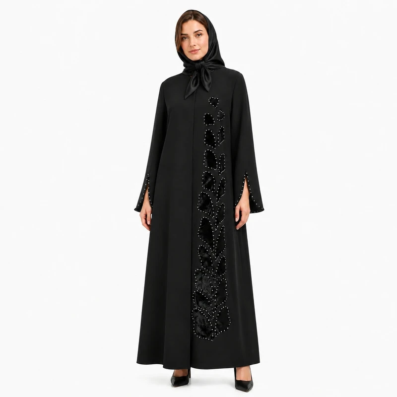 مانتو مجلسی بلند زنانه مدل ساده