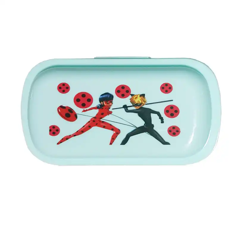 ظرف غذای کودک مدل دختر کفشدوزکی مجموعه 3 عددی