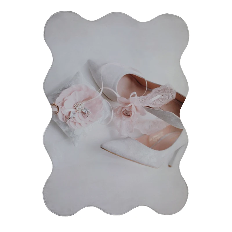 پادری مدل دالبر طرح عروسی کد 8049 سایز 80x110 سانتی متر 