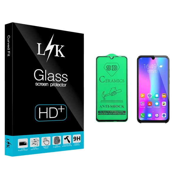 محافظ صفحه نمایش سرامیکی ال کی مدل +LITE مناسب برای گوشی موبایل آنر 10lite