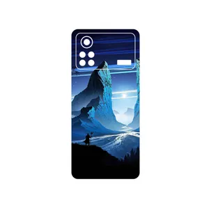 MAHOOT Blue Mountains Digital Art Cover Sticker for Xiaomi Poco X4 Pro 5G