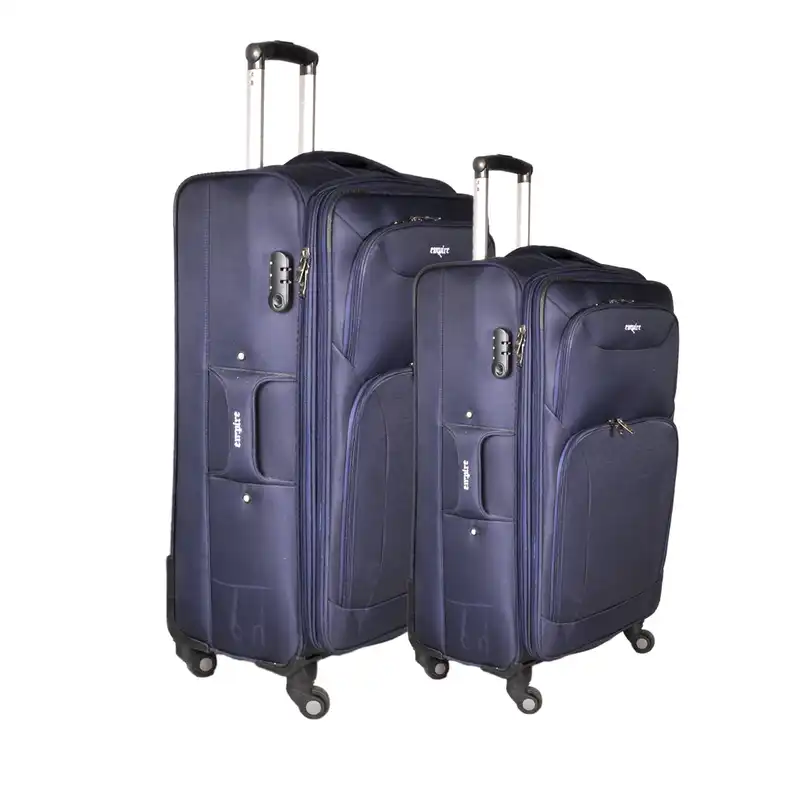 مجموعه دو عددی چمدان مدل امپایر کاور دار سایز کوچک و متوسط