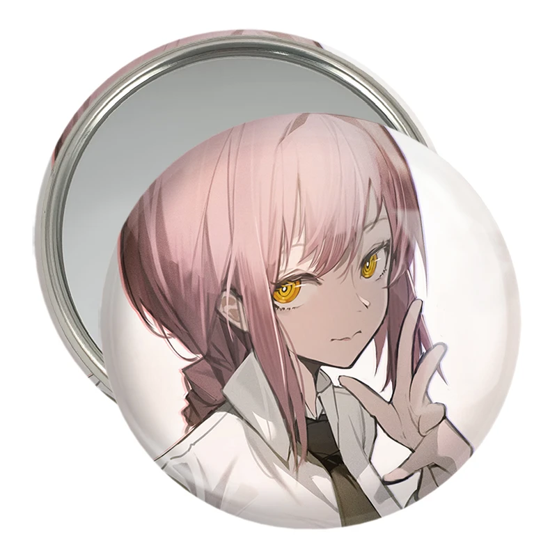 آینه جیبی خندالو مدل ماکیما انیمه مرد اره ای Chainsaw Man  کد 17852