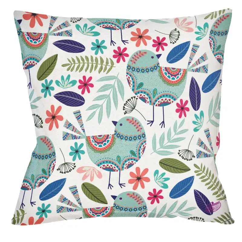 کاور کوسن رنگارشاپ مدل گنجشک کد pw99135