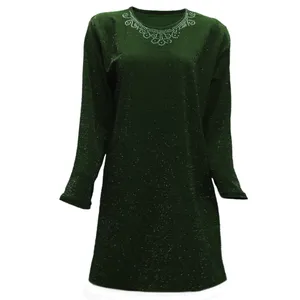 تونیک زنانه مدل NAZGOL کد tm-1309 رنگ سبز
