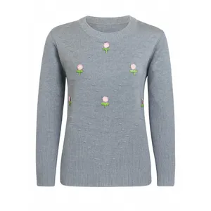 پلیور یقه گرد زنانه مدل yu.23