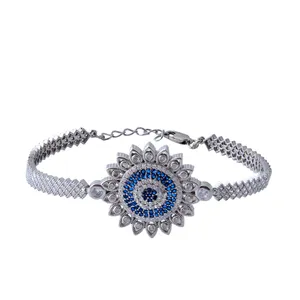  دستبند نقره زنانه بازرگانی میلادی کد DP_221