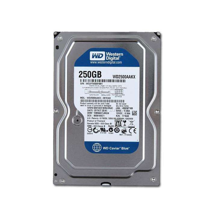 هارد دیسک اینترنال وسترن دیجیتال مدل WD BLUE WD2500AJS ظرفیت 250 گیگابایت