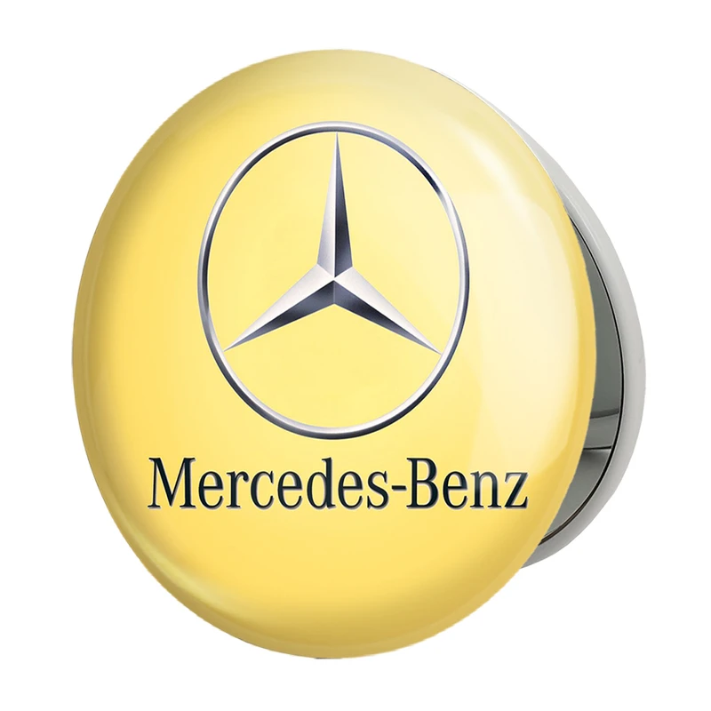 آینه جیبی خندالو طرح مرسدس بنز Mercedes Benz مدل تاشو کد 23507 