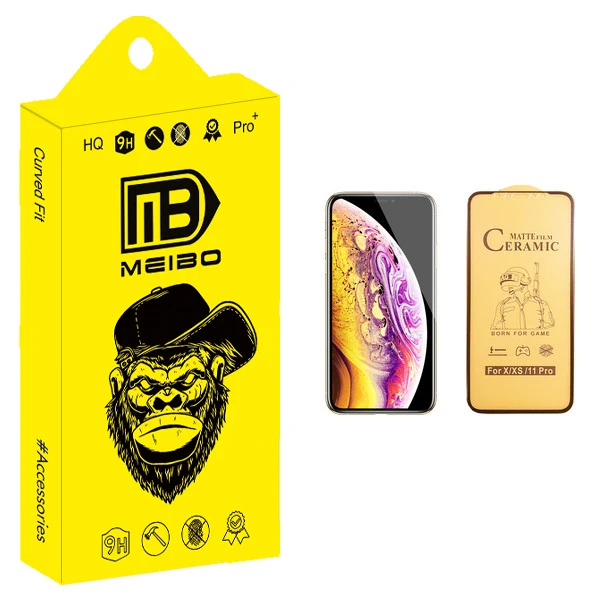 محافظ صفحه نمایش سرامیکی میبو مدل +MHD مناسب برای گوشی موبایل اپل iPhone XS