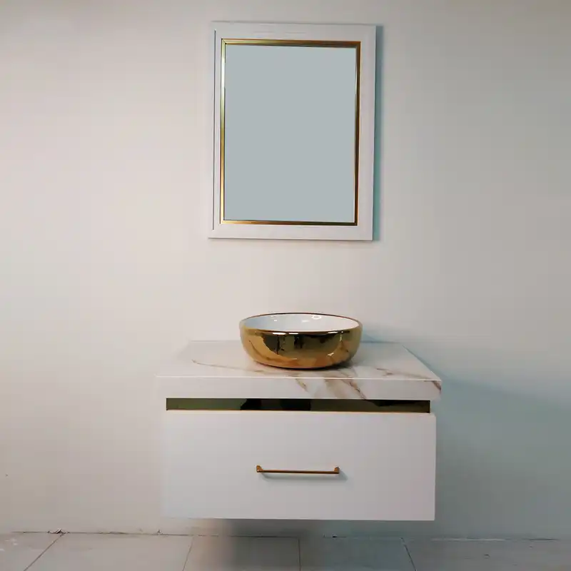 ست کابینت و روشویی مدل النا کد 01 به همراه آینه