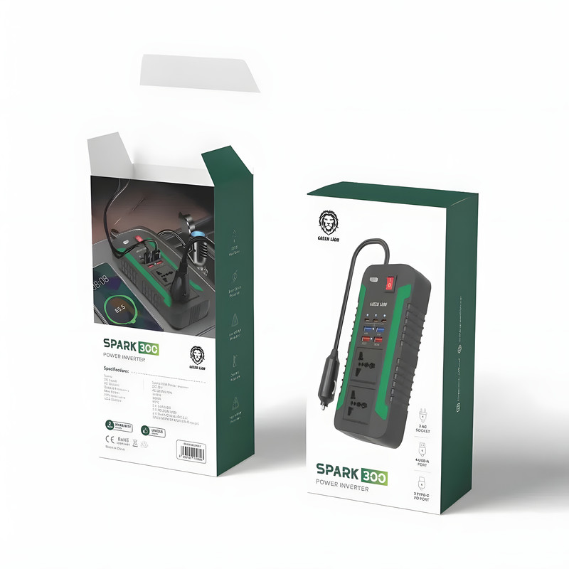 شارژر فندکی 300 وات گرین  لاین مدل Sparks 3000