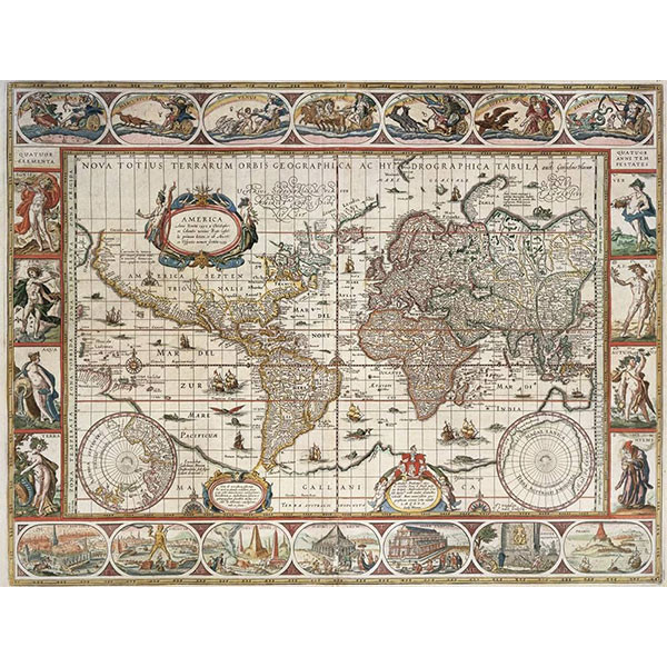 پازل 2000 تکه راونزبرگر مدل جهان از سال 1650