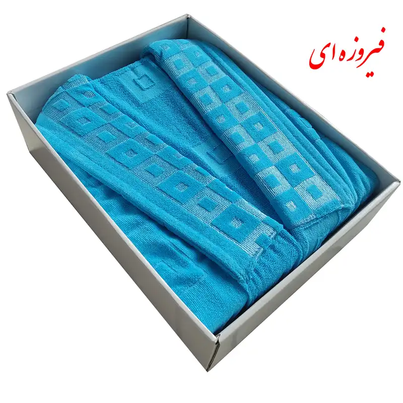 حوله پالتویی مدل هندسی سایز 125