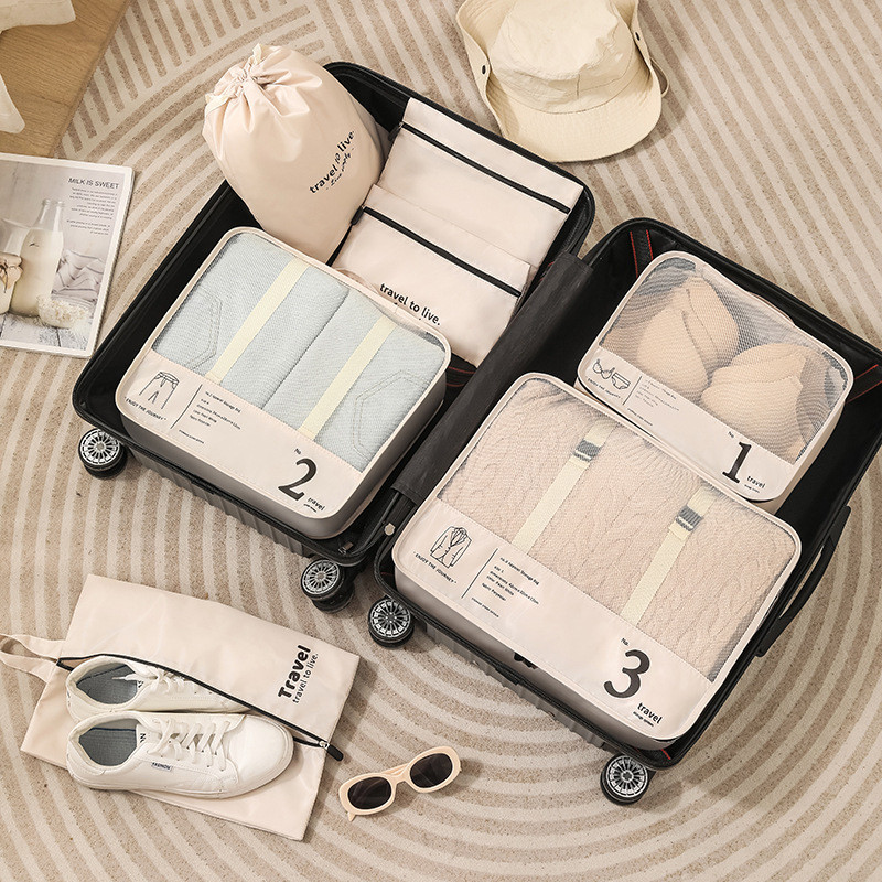نظم دهنده ساک و چمدان مدل Storage مجموعه 7 عددی