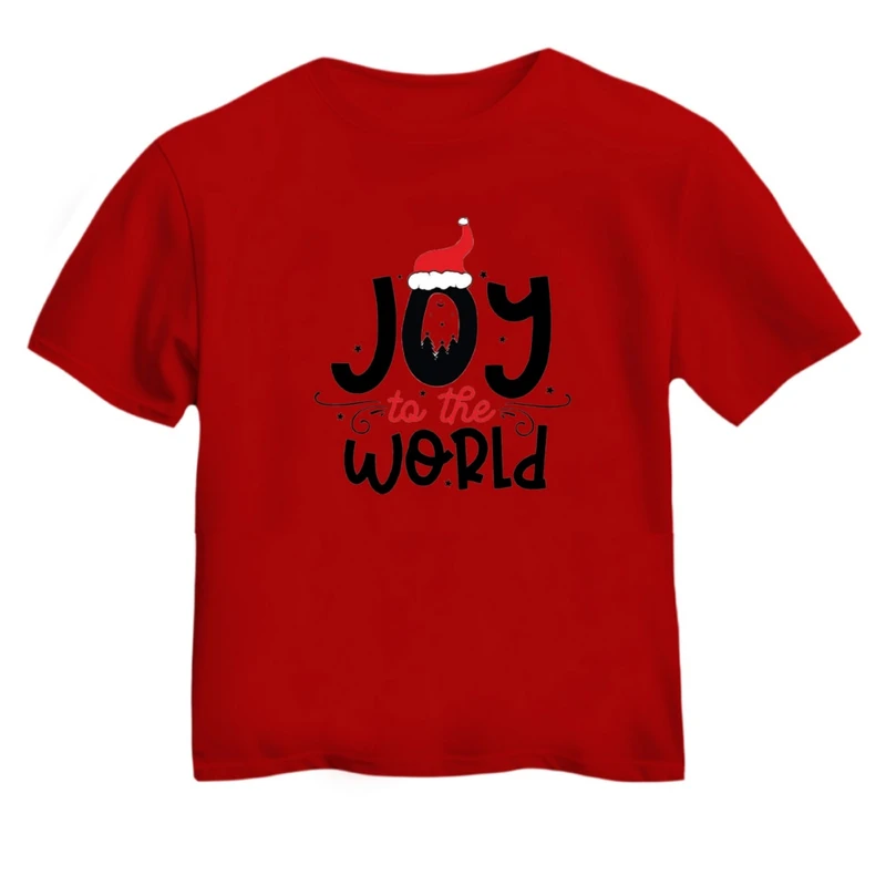 تی شرت آستین کوتاه بچگانه مدل نوشته کریسمس کد 9