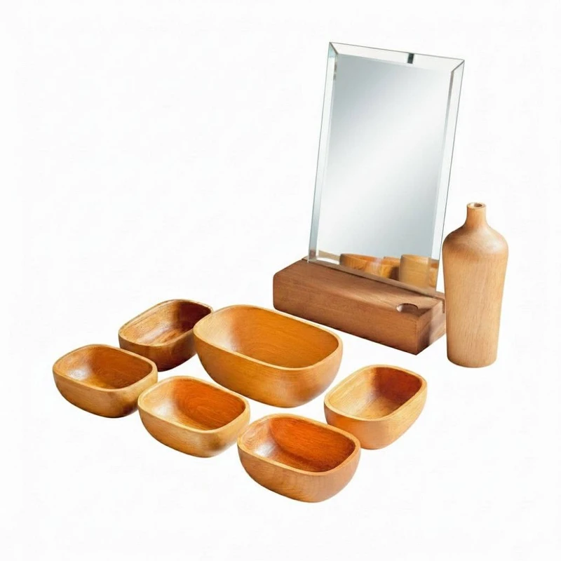 مجموعه ظروف هفت سین 9 پارچه مدل راش