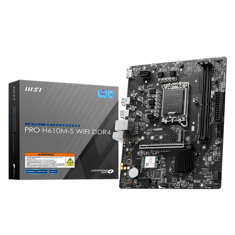 مادربرد ام اس آی مدل PRO H610M-S WIFI DDR4