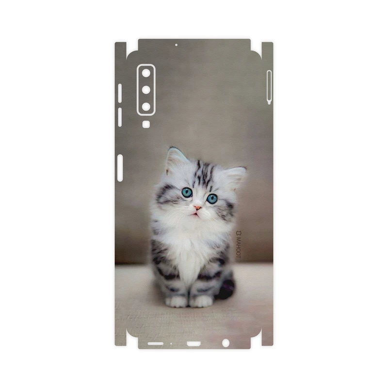 برچسب پوششی ماهوت مدل Cat-2-FullSkin مناسب برای گوشی موبایل سامسونگ Galaxy A7 2018