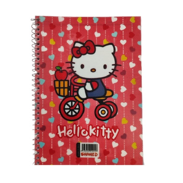 دفتر مشق 50 برگ طرح کیتی 1 کد 007