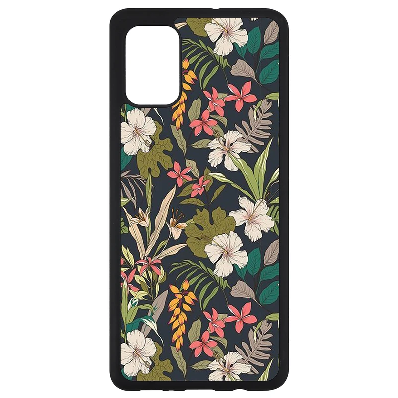 کاور طرح گل مدل CHL50222 مناسب برای گوشی موبایل سامسونگ Galaxy A71
