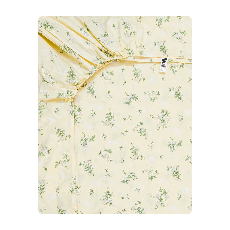 ملحفه نخ پنبه آدنو مدل سارا کد IR222 یک نفره سایز 120x200 سانتی‌متر