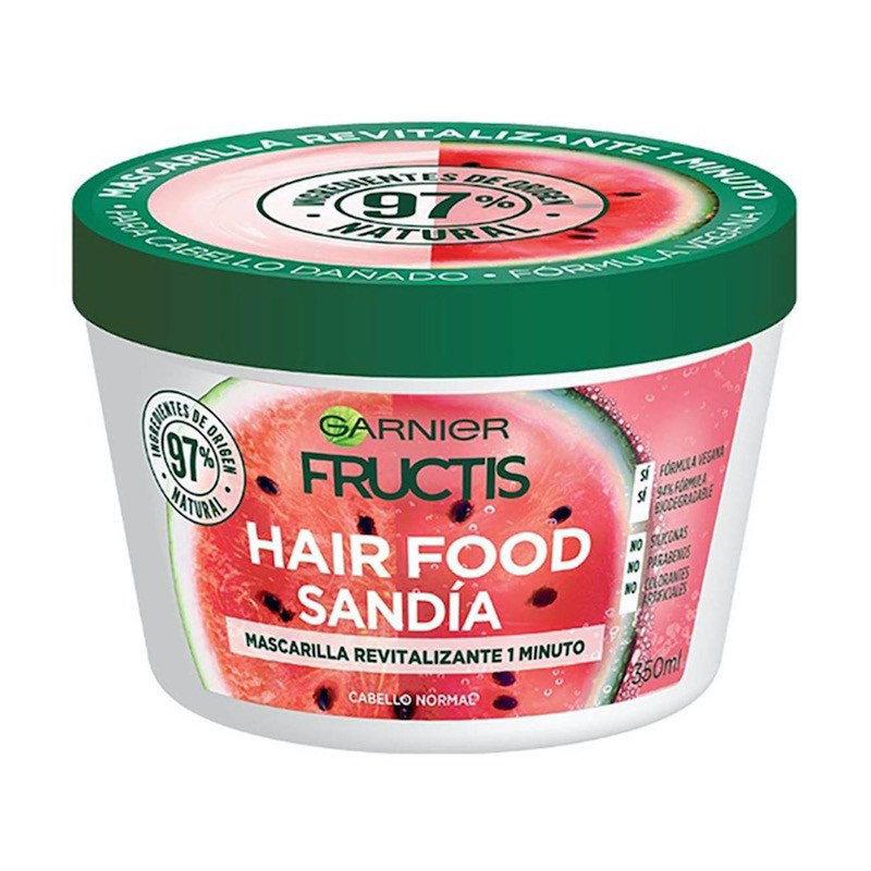 ماسک مو گارنیه مدل Hair Food Sandia حجم 350 میلی لیتر