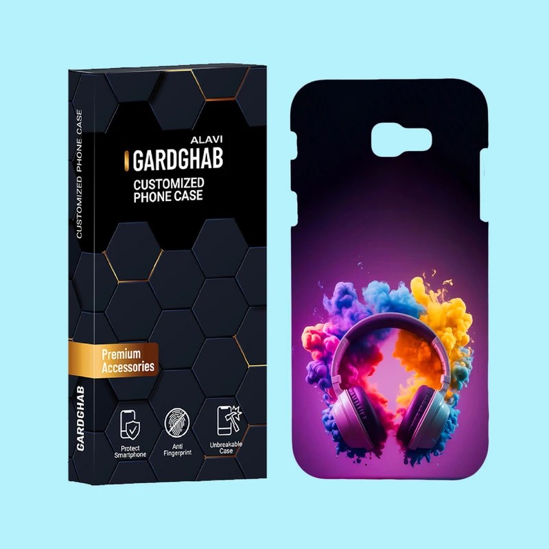 کاور گارد قاب علوی مدل ساز و موزیک مناسب برای گوشی موبایل سامسونگ Galaxy A720 / A7 2017