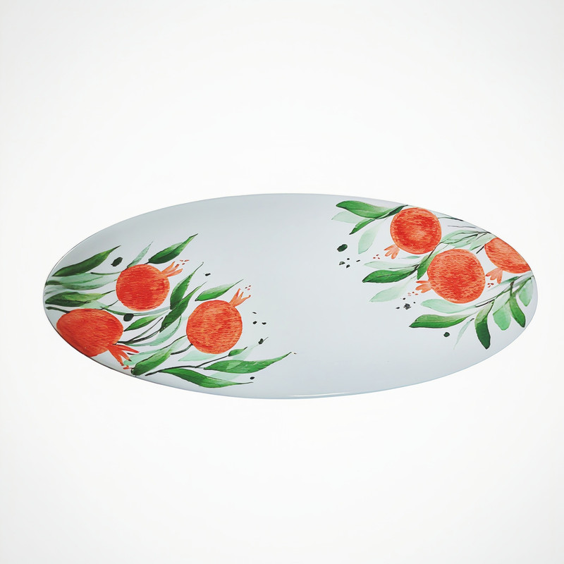 شیرینی خوری سرامیکی طرح انار کد Zp128 