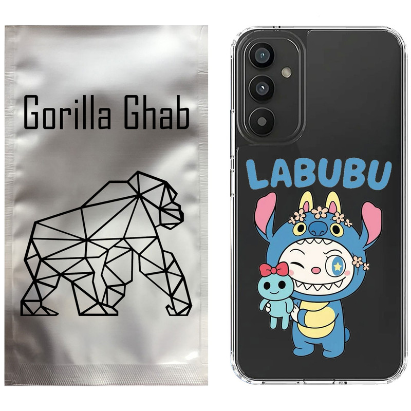 کاور گوریلا قاب مدل CLG کد 112 طرح لبوبو Labubu مناسب برای گوشی موبایل سامسونگ Galaxy A16