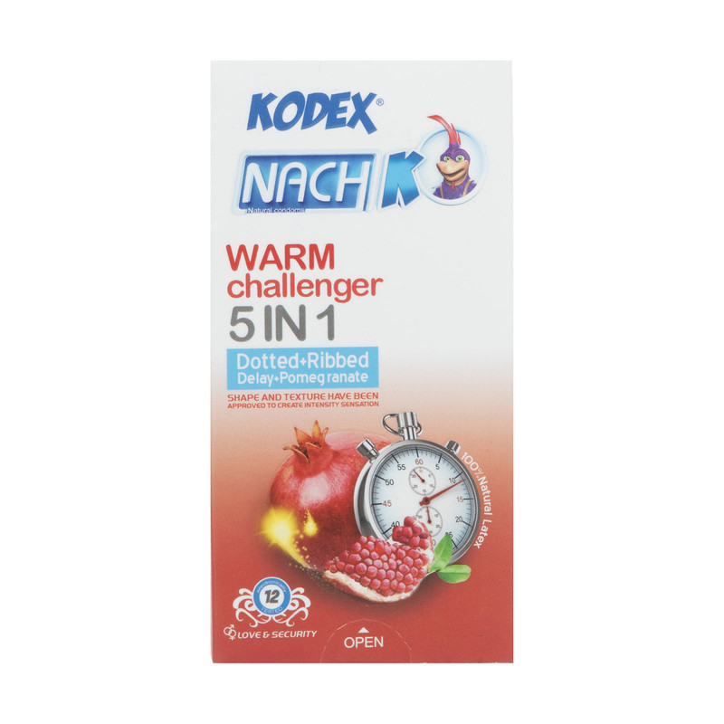 کاندوم ناچ کدکس مدل Warm Challenger 5in1 مجموعه 2 عددی کاندوم ناچ کدکس مدل Warm Challenger 5in1 مجموعه 2 عددی