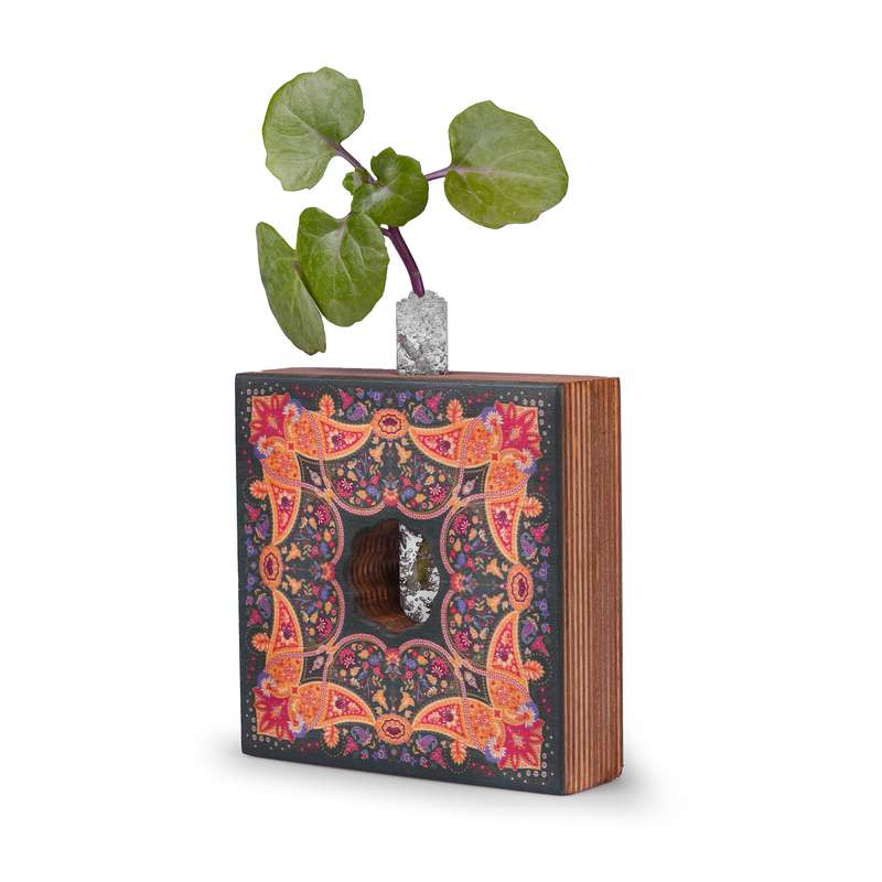 گلدان دکوری راکورد مدل P-127 طرح ترمه