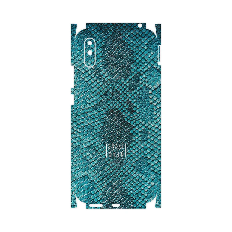 برچسب پوششی ماهوت مدل Blue Snake Skin-FullSkin مناسب برای گوشی موبایل شیائومی Redmi 9A