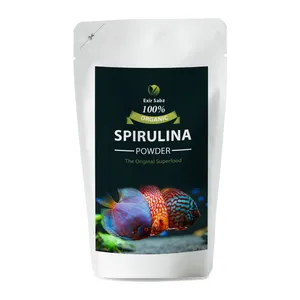 غذای ماهی اسپیرولینا اکسیر سبز مدل POWDER وزن 30 گرم