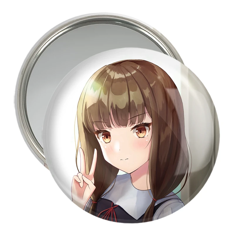 آینه جیبی خندالو مدل ماکی شیجو انیمه کاگویا ساما  کد 15995
