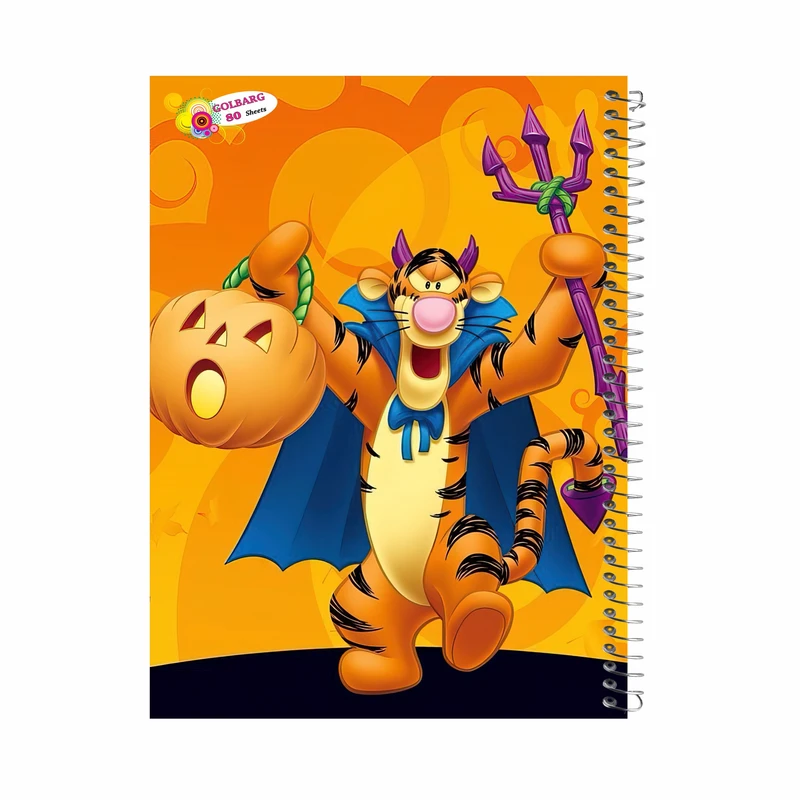 دفتر مشق 80 برگ گلبرگ طرح ببر کد 80983 