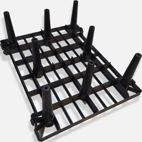 کفی تختخواب پلیمری دو نفره مدل پایه بلند سایز 160×200 سانتی متر