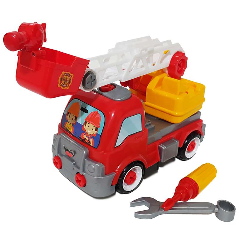 اسباب بازی مدل ماشین آتشنشانی طرح ساز و باز کد 07