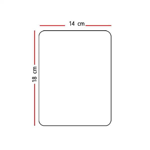 تخته وایت برد لاژید مدل برنامه ریزی سایز 14x18 سانتی متر