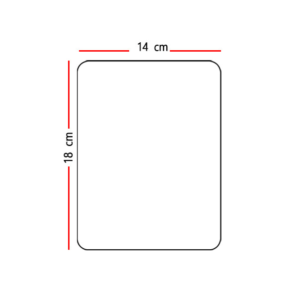 تخته وایت برد لاژید مدل برنامه ریزی سایز 14x18 سانتی متر