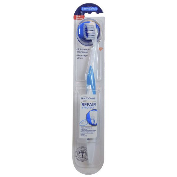 مسواک سنسوداین مدل  Repair and protect 212 با برس خیلی نرم مسواک سنسوداین مدل  Repair and protect 212 با برس خیلی نرم